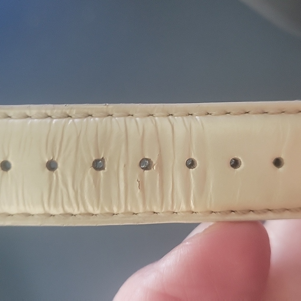 Michele 18mm Pearl Off White Watch Strap Band - Picture 8 of 14